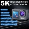 Action Camera 5K 30FPS 4K 60FPS 48MP EIS Video With 2" IPS Dual Screen Optional Filter Lens 1080P Webcam Vlog WiFi Sports Cam