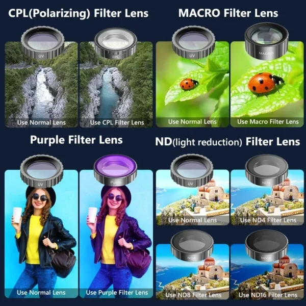 2" IPS Dual Screen Action Camera 5K 30FPS 4K 60FPS 48MP EIS Video With Optional Filter Lens 1080P Webcam Vlog WiFi Sports Cam - Image 6